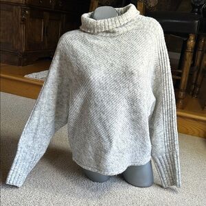 Max studio gray turtleneck sweater